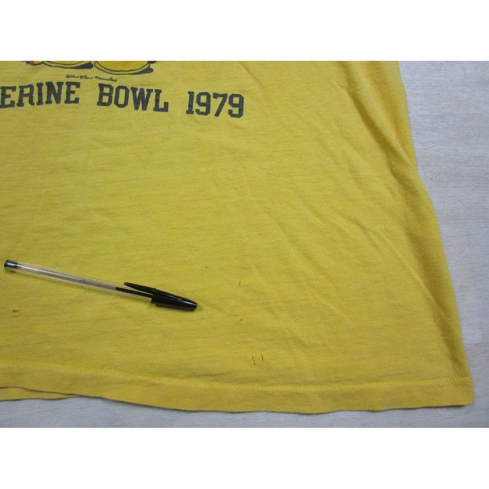 Vintage 1979 Tangerine Bowl Walt Disney Mickey Mouse T Shirt Mens (L) Collegiate